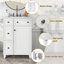 Meuble-lavabo de salle de bain avec lavabo en céramique-776658326-776658329