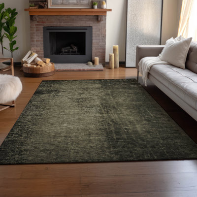 Premium Machine Washable Cerrito AMF554 Gray Rug