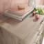 Commode 4 tiroirs, finition grise