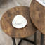 Ensemble de 2 tables basses rondes
