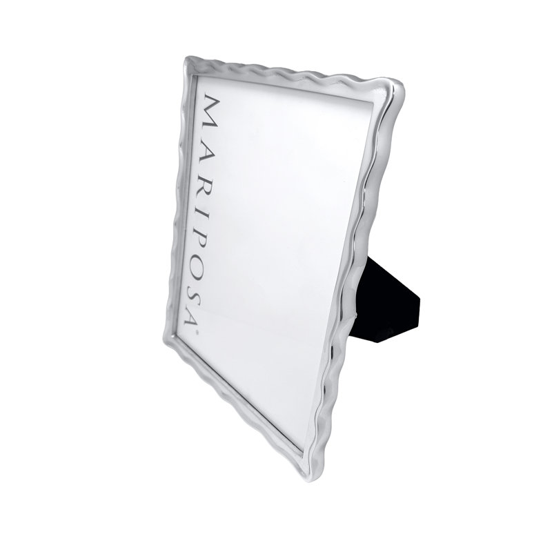 Wavy Picture Frame, Silver