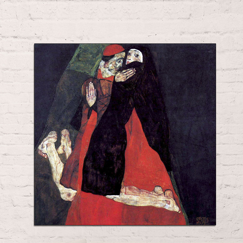 1 Piece Wrapped Canvas Painting, 100cm H x 100cm W x 1.8cm D