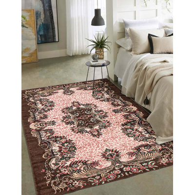 Tapis crème Melis Vintage 5 pi 9 po x 9 pi 4 po
