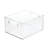 iDesign Plastic Extra-Large Freezer and Fridge Organization Bin with Easy to Grip Integrated Handles, The Linus Collection - 10" x 8" x 5", Clear