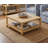 Tan Raffia Square Cocktail_Coffee Table