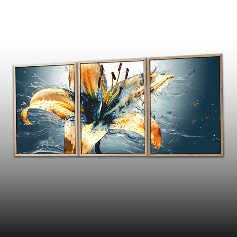 Ensemble d'art mural 3 pièces Lily