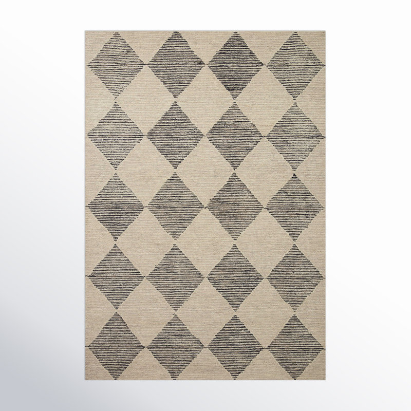 Chris Loves Julia x Loloi Francis Wool Rug Beige/Charcoal
