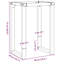 Glenva Dining Table Legs O-Frame Steel-868648232