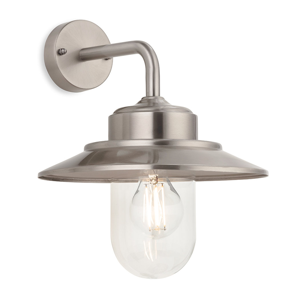 20cm H Outdoor Armed Sconce