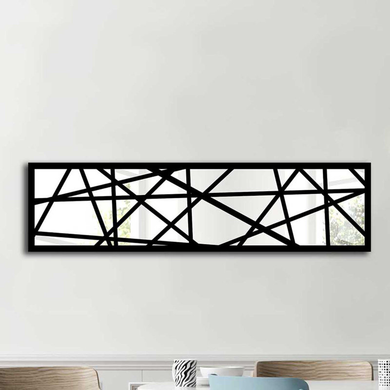 Eustorgios Wood Flat Wall Mirror
