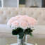 13" Medium Rose Real Touch Arrangement In Glass Vase-2072324002