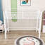 Metal Loft Bed with Guardrails-892129044