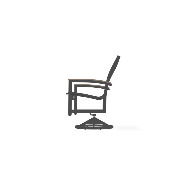 Bazza Outdoor Dining Chair, Collect Charcoal, Graphite