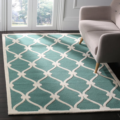 Cannen Hand Tufted Wool Geometric Rug