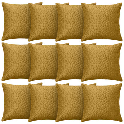 Aspire Homeware Geometric Square Velvet Cushion Covers