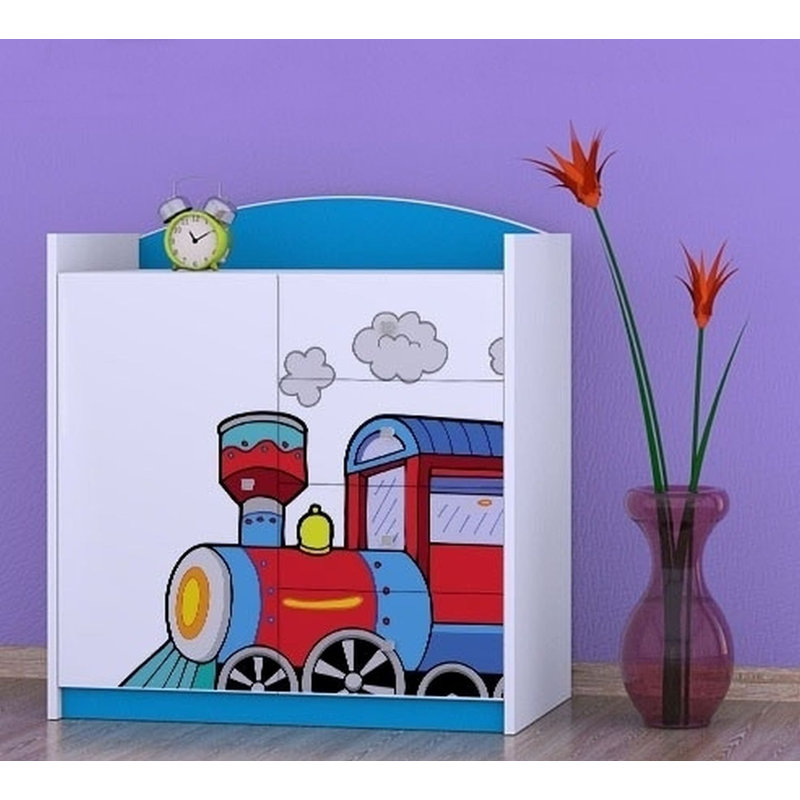 Niemann Kids 4 - Drawer Combo Dresser, Blue
