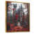 Toile avec cadre flottant or