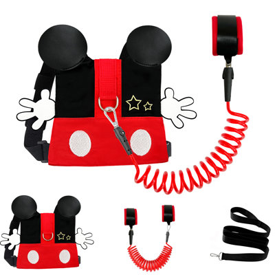 Toddler Reins for Boys,5 In 1 Mickey Anti Lost Harness&Toddler Leash