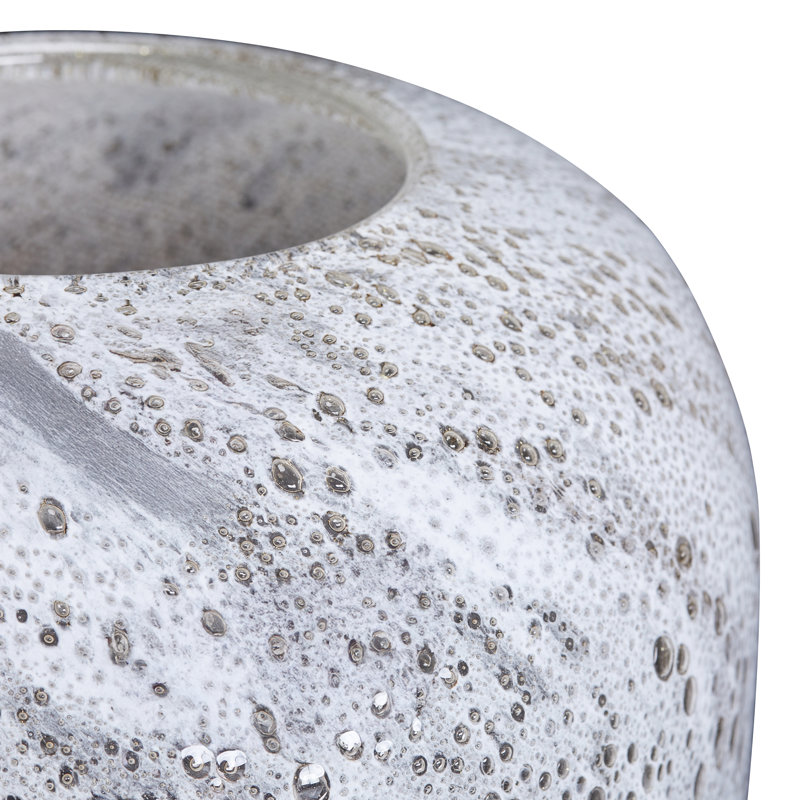 Dunsmuir Handblown Glass Ombre Round Table Vase Set