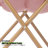 Ariadnna Saucer Chair Folding Accent Moon Chair with Metal Frame Cozy Lounge Chair for Living Room-342996290-371103322