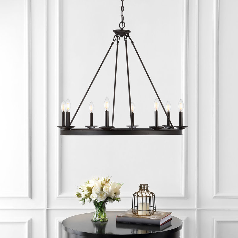 Natividad 10 - Light Chandelier, Oil Rubbed Bronze, 8 Lights