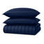 Kensington Homeware Bedroom Microfiber Striped Duvet Cover Set with Pillowcases-120238779-122846396