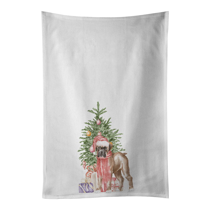 Serviette de Noël Boxer