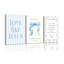 3 Piece Wrapped Canvas Print-196518167