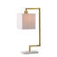Lampe de table en métal 9 x 14,3 x 25,2 po