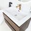 Meuble-lavabo mural simple 30 po avec plateau en résine Tarini-1855220075-1855220074
