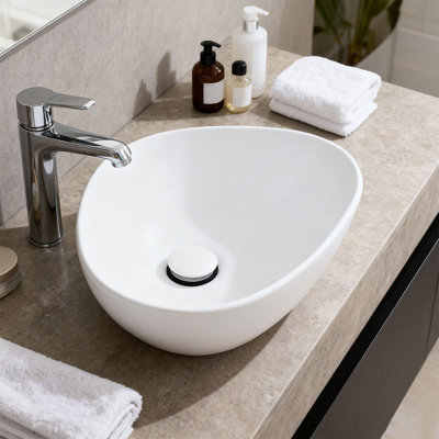 Metro Lane 590mm L x 400mm W Ceramic Specialty Sink