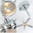 52" Modern Large Crystal Ceiling Fan with Light Kit and Remote 6-speed Reversible Motor