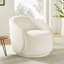 Fauteuil d'appoint pivotant avec accoudoirs inclinés de 29,33 po-295825977