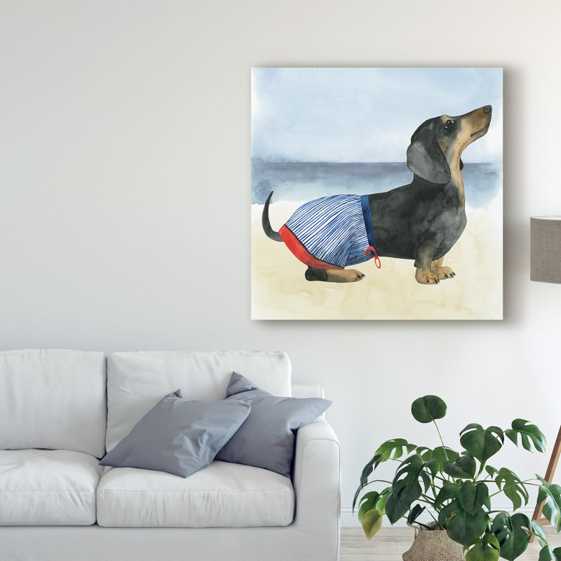 « hot dog iv », peinture sur toile tendue, H 14 po x l 14 po x P 2 po