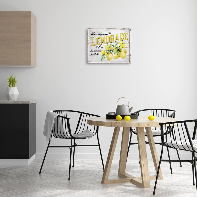 Art mural frais sur toile Limonade fraîche par Creatif Belle bp-584_CN, H 16 po x l 20 po