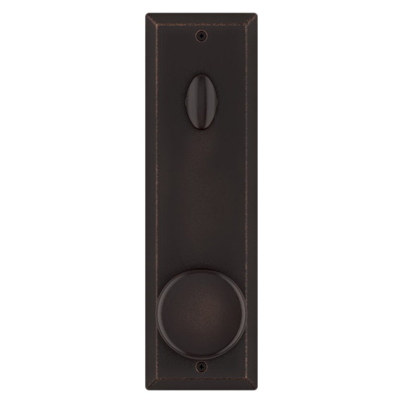 Longview Handleset, Rustic Knob, Square Interior