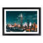 Taipei City Taiwan in Abstract - Picture Frame Graphic Art Print-55729509-55729515