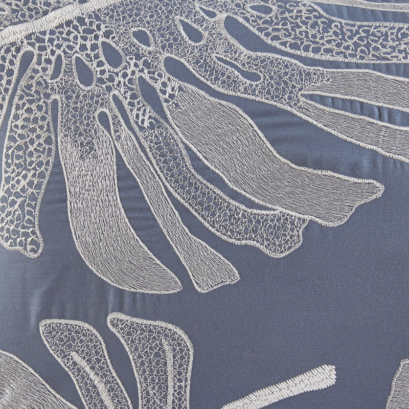 Ensemble d'édredon en coton percale 6 pièces Lorelai, Édredon de très grande taille et 5 pièces suppl