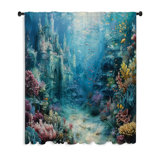 Matic Polyester Sheer Curtain Single Panel