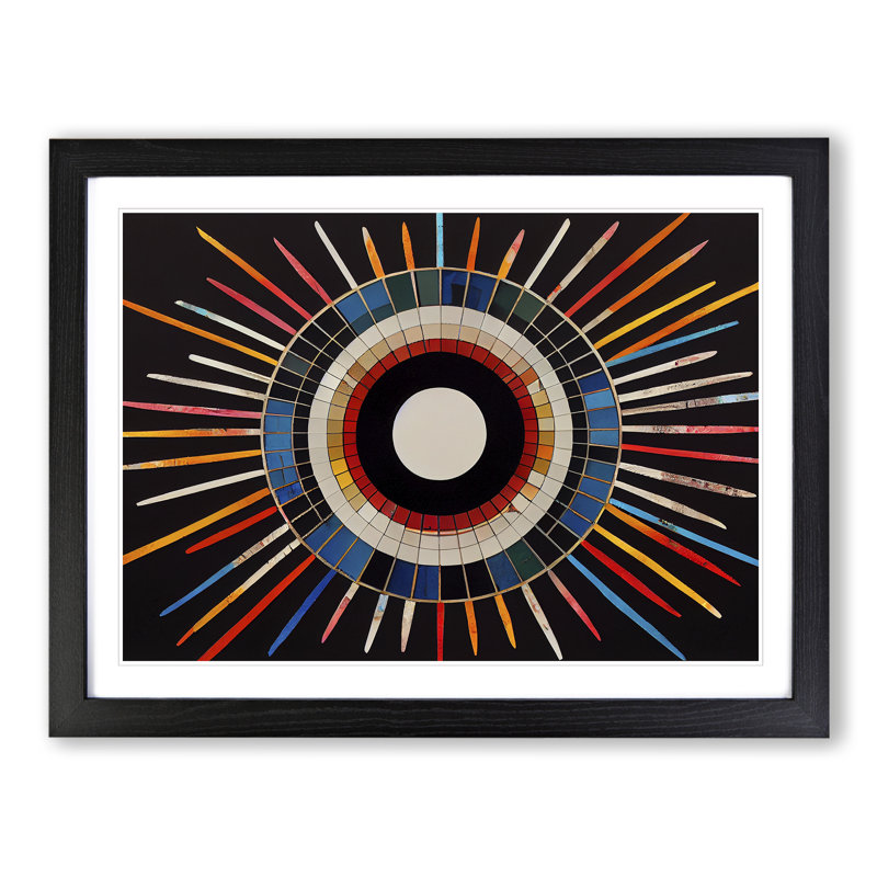Mind Boggling - Single Picture Frame Print, Black Framed, 46cm H x 64cm W