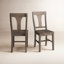 Tuscany Dining Chair Set Of 2 Distressed Brown