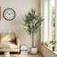Olive artificielle 6 'avec pot
