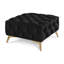 Whitby 80cm Wide Velvet Tufted Square No Pattern Footstool Ottoman-1013612822-1013612812