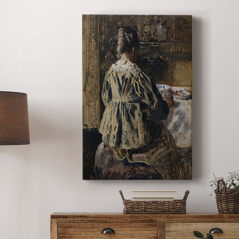 The Meal -Gallery Wrapped Canvas by Henri de Braekeleer, 12x18