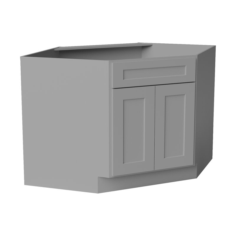 Armoire d'angle, Gris