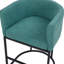 Upholstered Bar Stool with Iron Frame-669509952