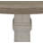Taranto 59" Round White and Gray Dining Table