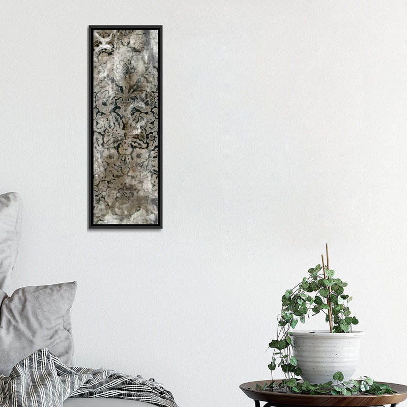 «Weathered Damask Panel III» par June Eeica Vess, reproduction d'art sur toile tendue sur toile 1 pièce