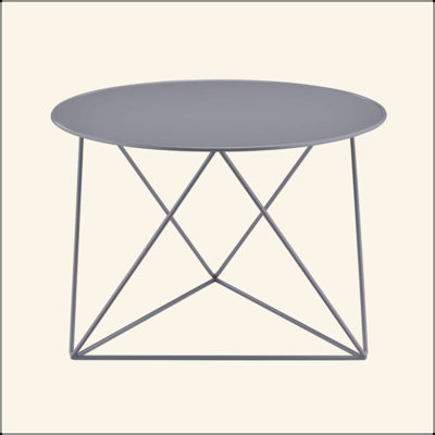 Table de bout en métal