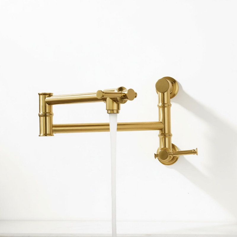 Interbath Kitchen Faucet, Brushed Gold